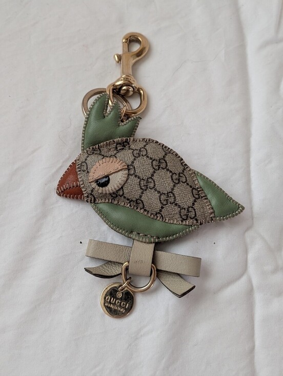 Gucci Accessories - GUCCI Micro GG Papagallo Parrot Charm